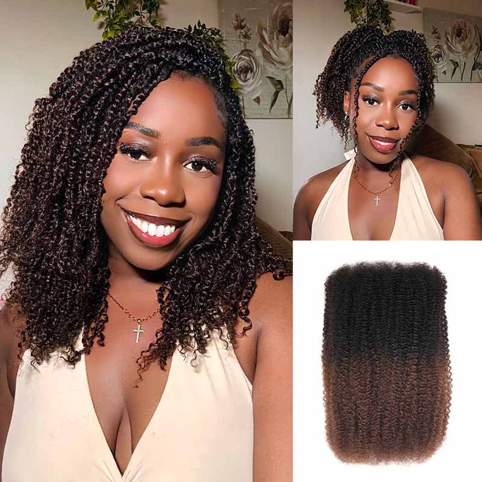 Ombre #T1B/4 / 3 Packs (Full Head) / 10''
