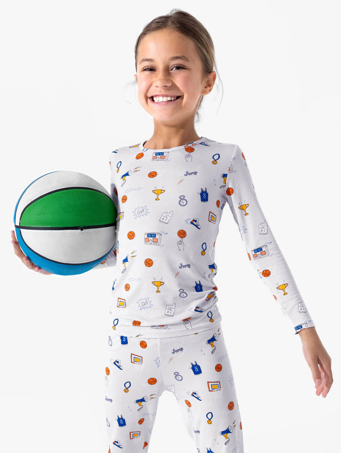 All Star Basketball Bamboo Kids Pajamas