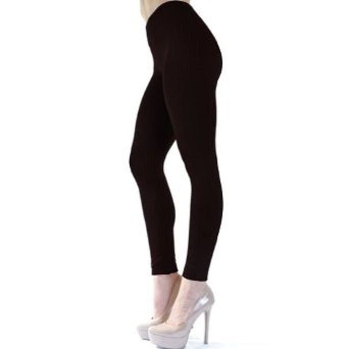 Angelina Seamless Fleece Tights Leggings One Size - 014
