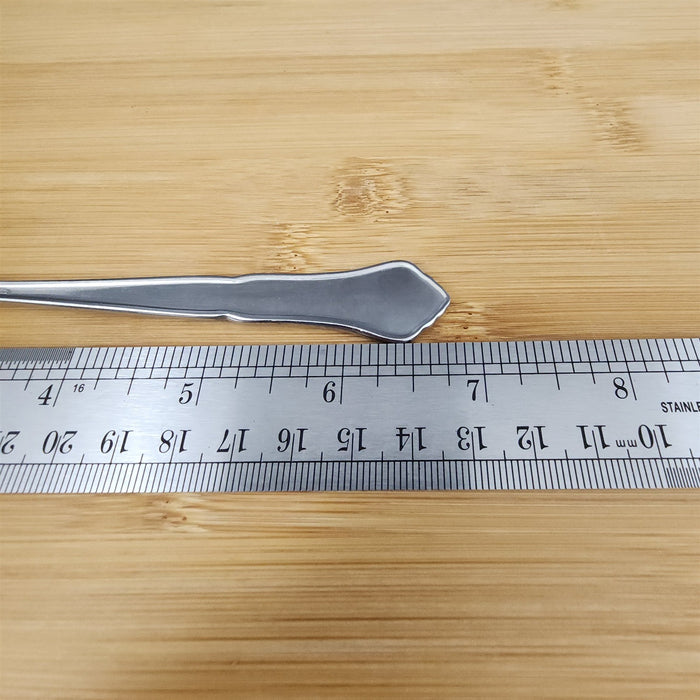 Ashmore Oneida Dinner Oval Soup Spoon Stainless Burnished Handle Flatware