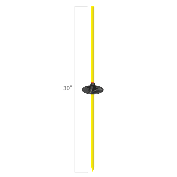 Balloon Ground Stake Fiberglass with Stakemate Ground Plate