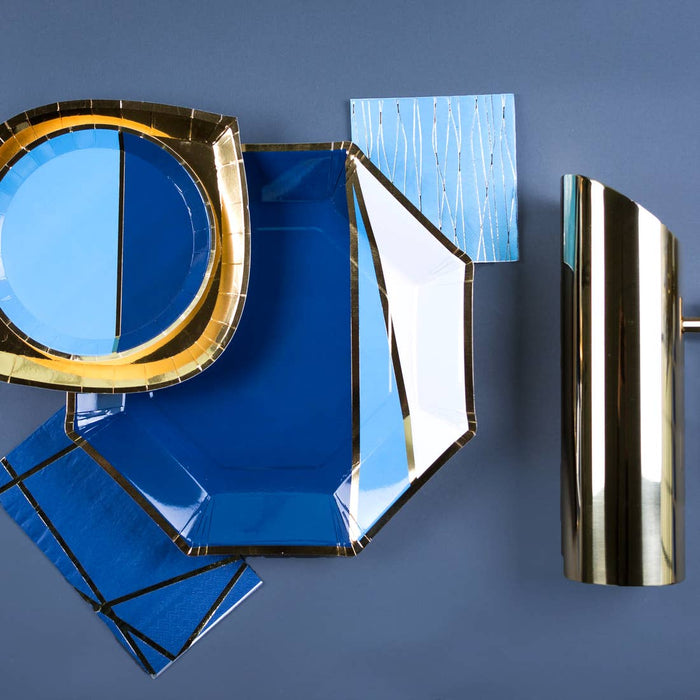 Blue Modern Charger Plates