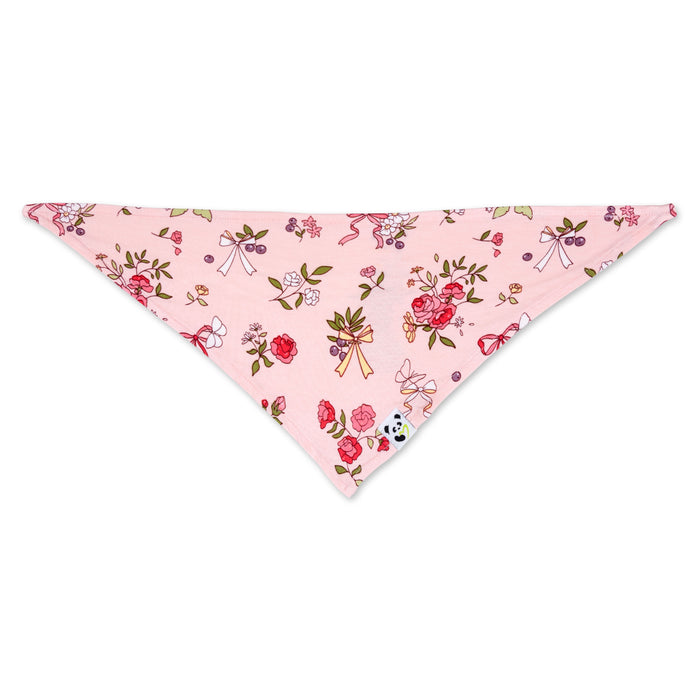 Bows & Blooms Bamboo Matching Pet Bandana
