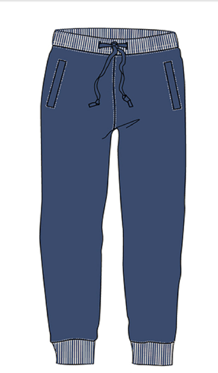 Buffalo David Bitton Yarn Dye Terry Drawstring Cuff Pant - BD31322