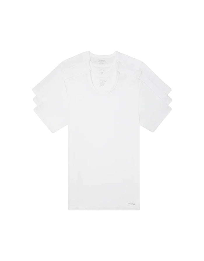 Calvin Klein Cotton Slim Fit 3-Pack Crewneck T-Shirt - NB4013