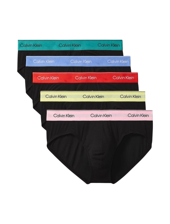 Calvin Klein Men's Pride Cotton Stretch 5-Pack Hip Brief - NB4229