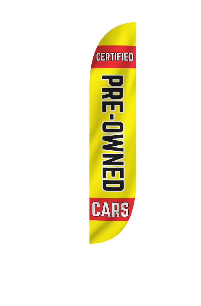 Certified Pre-Owned Feather Flag