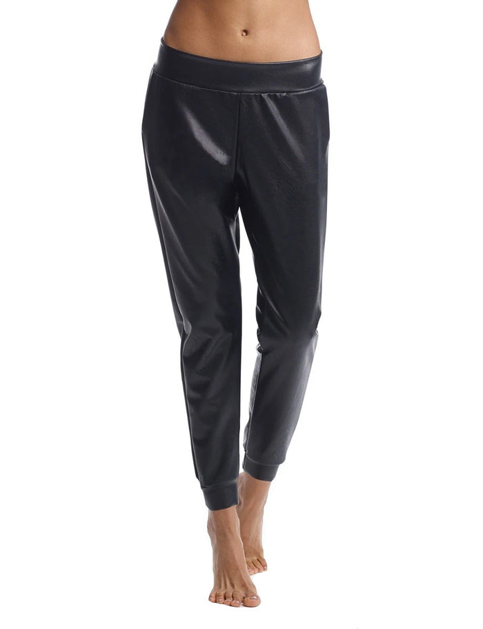 Commando Faux Leather Jogger - SLG45