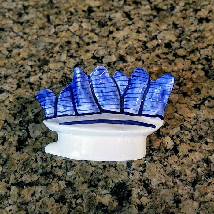 Delft Fish Teapot Ceramic Decorative Kitchen Decor New Blue Sky Diane Artware