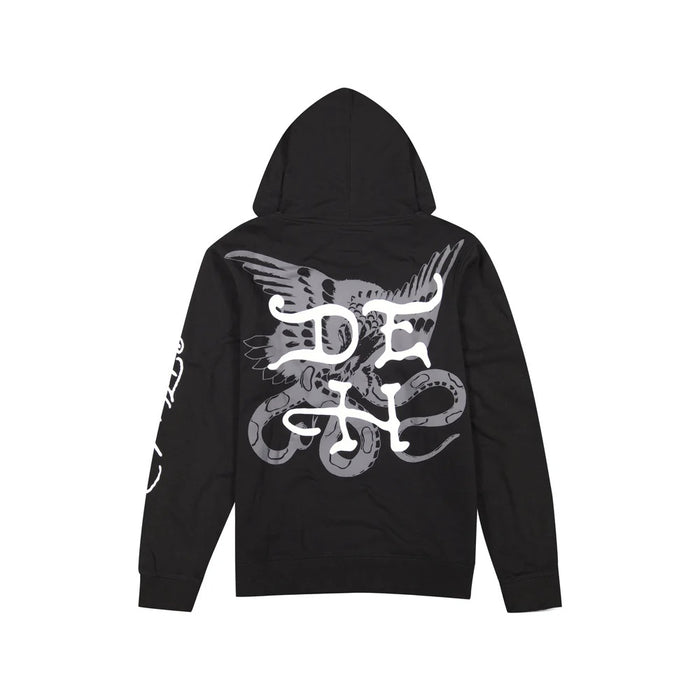 Ed Hardy Men's Tiger Head Rhinestone Hoodie - EHM1300-85RS