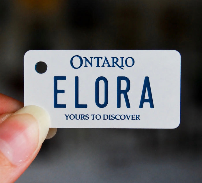ELORA Engraved Plastic Keychain - Ontario