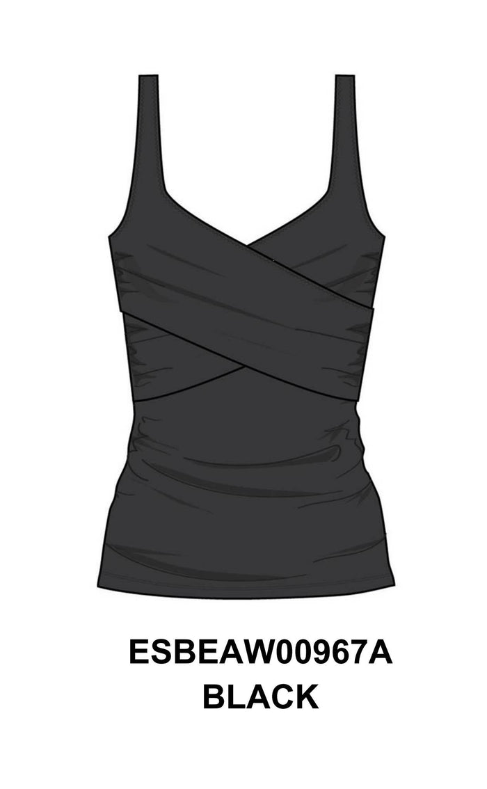 EVERYDAY SUNDAY SWIM TOP TANKINI TANK WRAPPED