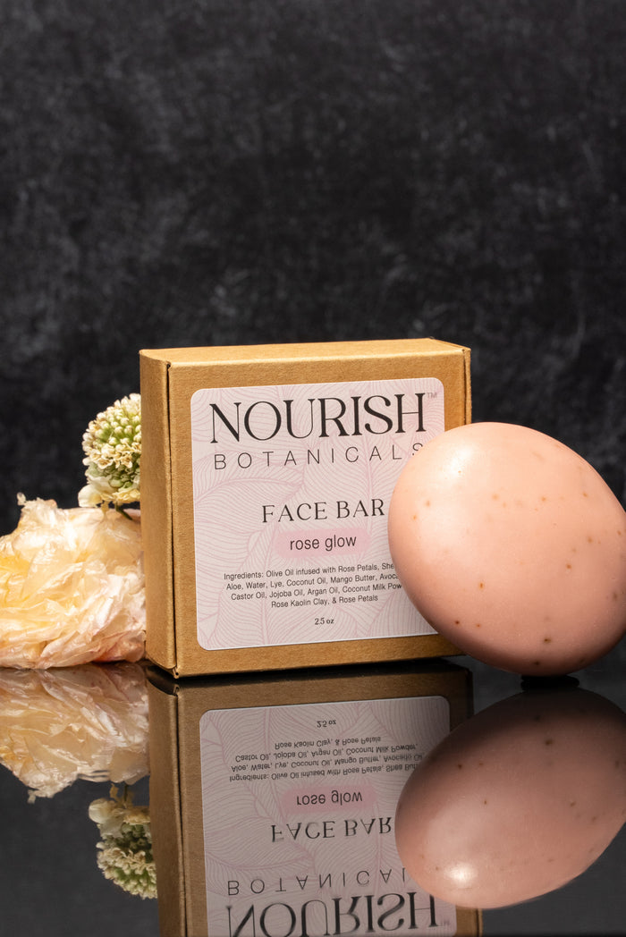 Rustic Strength, Nourish, 2.5oz Face Bar, Rose Glow