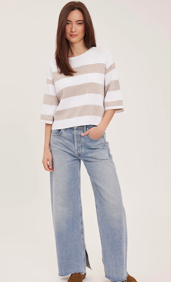 GENTLE FAWN AMINA STRIPED KNIT TOP