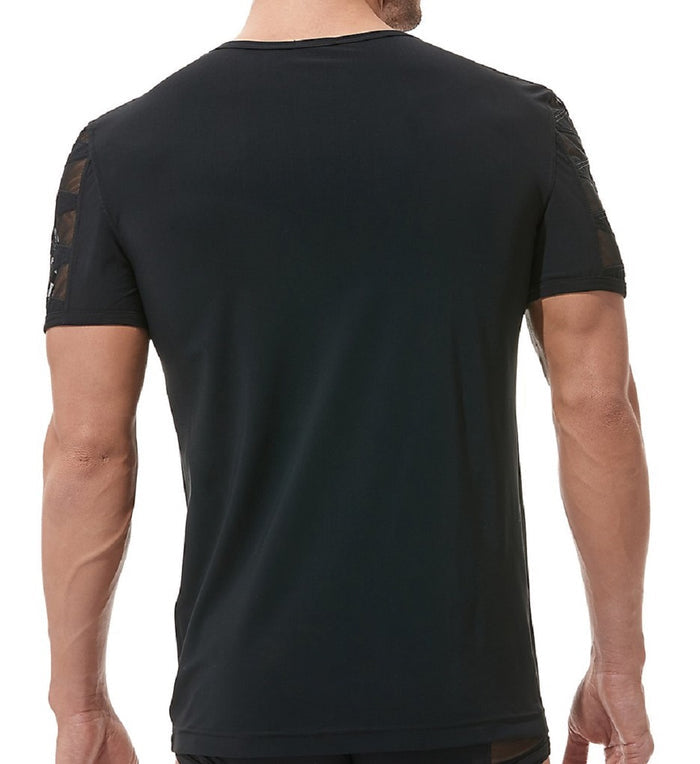 Gregg Homme High-Line Laser Cut Embroidered T-Shirt - 160207