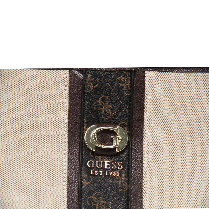 Guess Kerima Tote Natural/Milk Logo, Natural / Milk Logo Bag GB358 - Runner