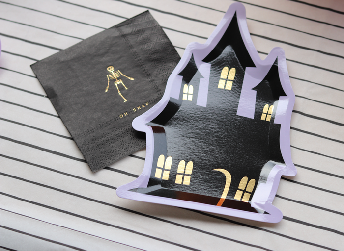 Haunted House Plates