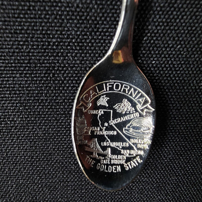 Hearst Castle Collectible Travel Souvenir Spoon 4 1/4" San Simeon California