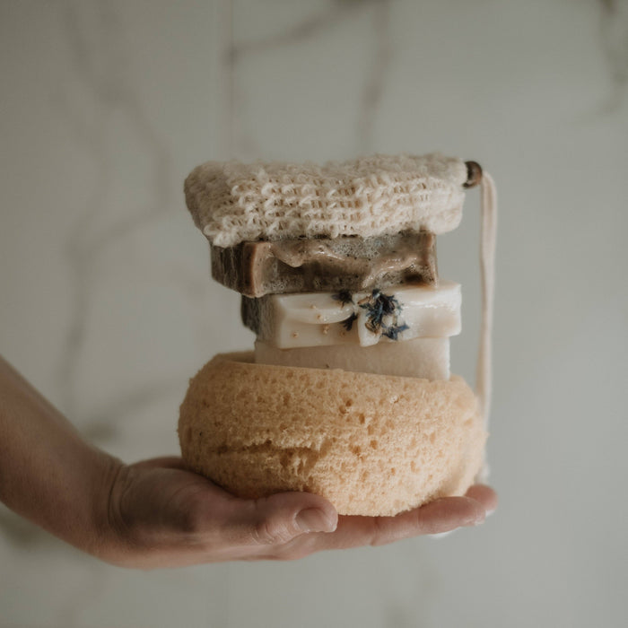 HUDSON SOAP SISAL SOAP BAG | natural exfoliating soap saver