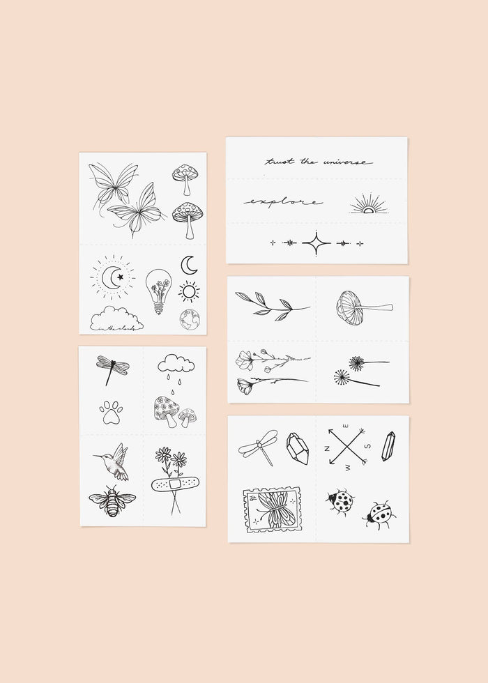 INKED BY DANI Explorer Temporary Tattoo Pack