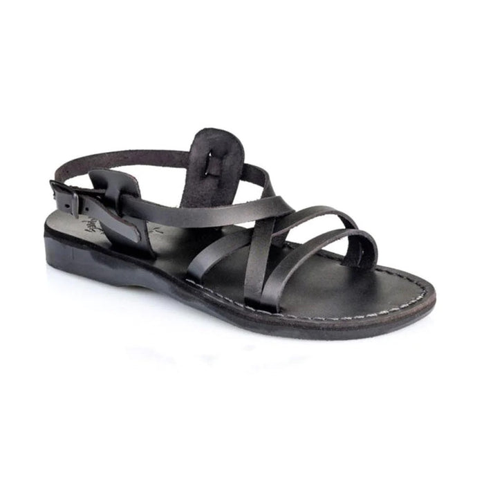 Jerusalem Sandals Tzippora Leather Strappy Slingback Sandal
