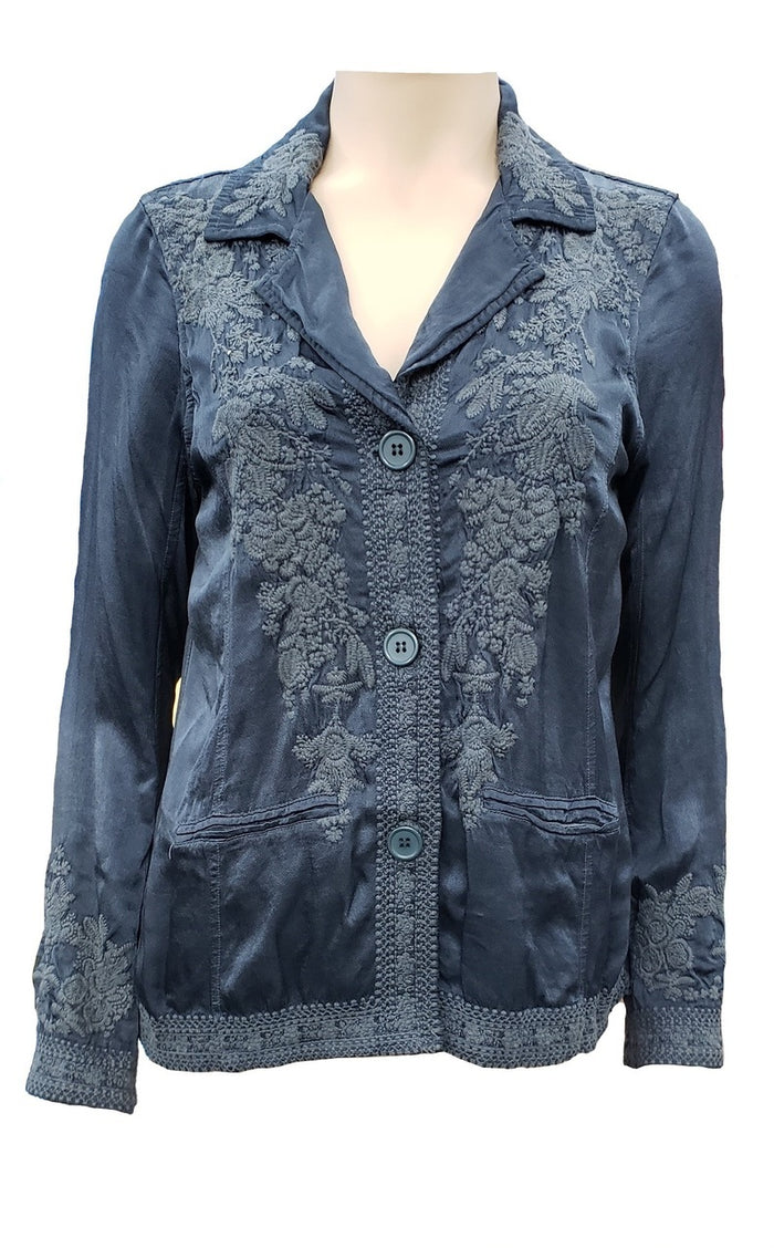 Johnny Was Crosyen Satin Jacket - P41919-2