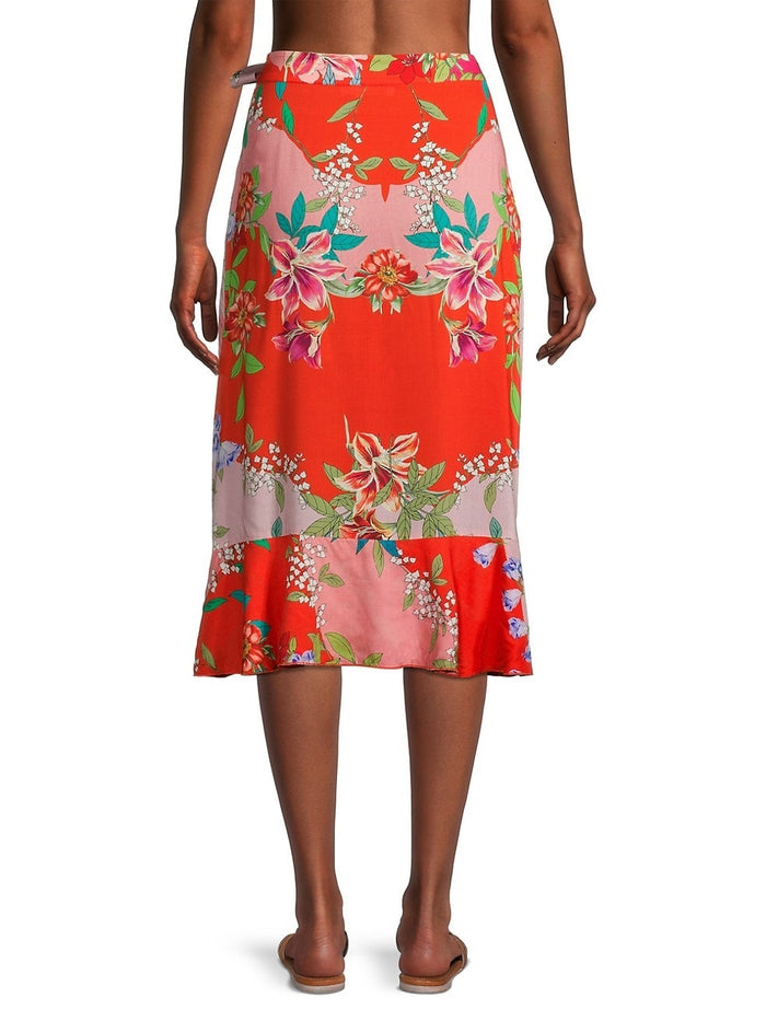 Johnny Was Nanya Wrap Skirt Swimwear - CSW0521-N