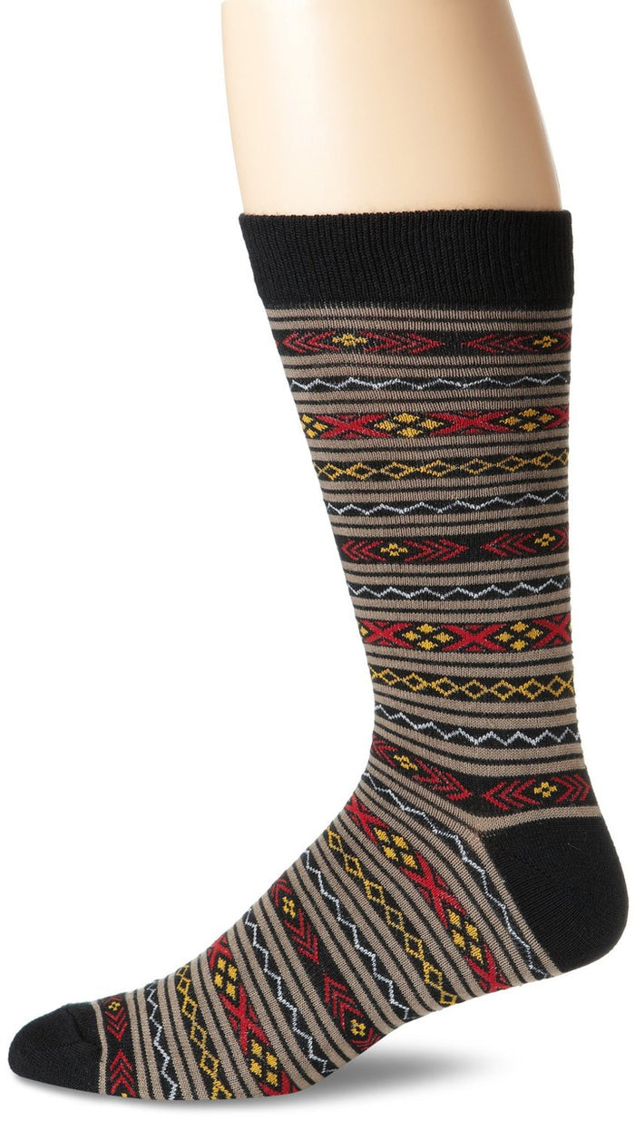 K. Bell Socks Men's Ski Chalet Wool Crew One Size - 67000M