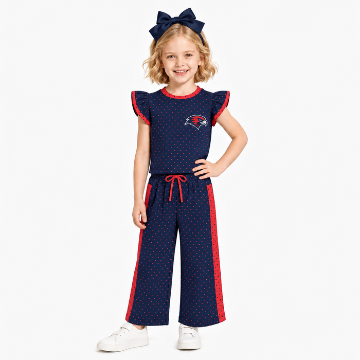 KIDS- Polka dot spirit set HAWKS