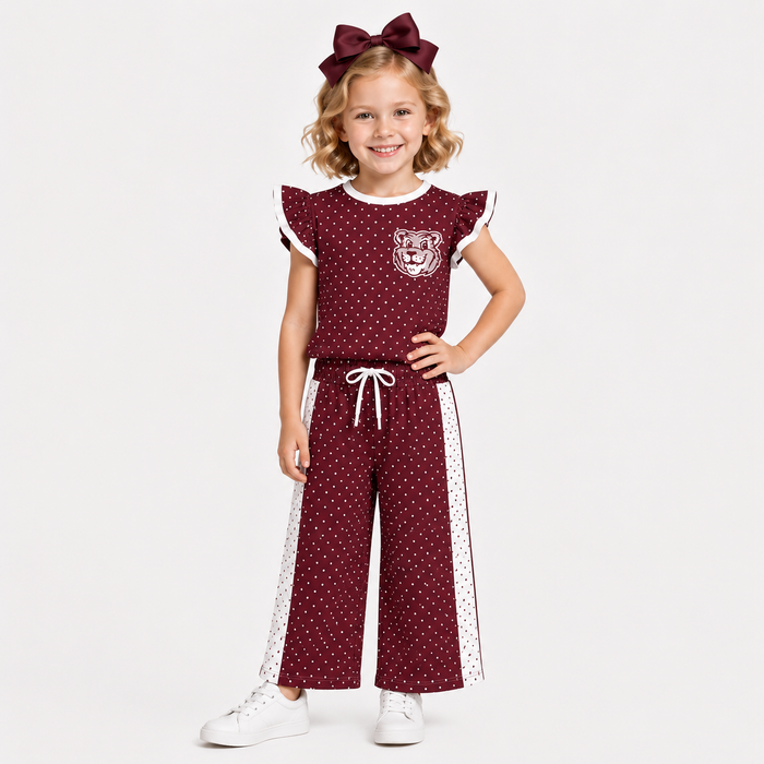 KIDS- Polka dot spirit set TIGERS