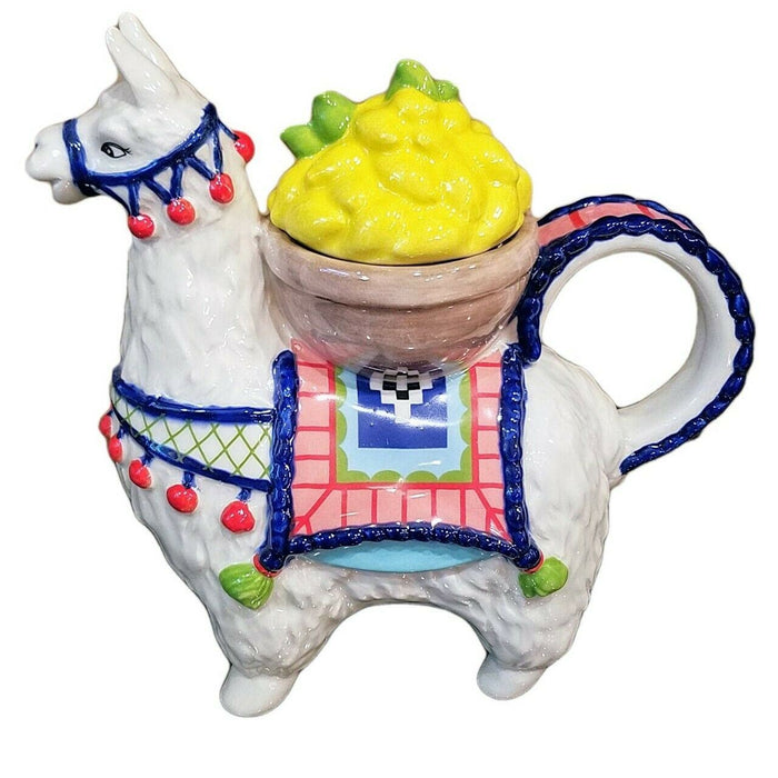 Lemon Llama Teapot Unique Collectible Decorative Kitchen Home Art Decor Goldminc
