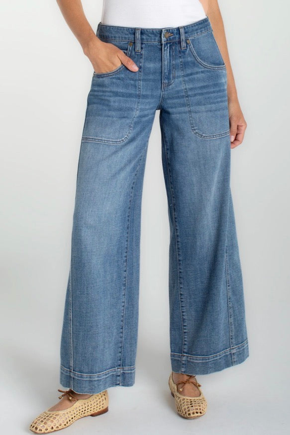 LIVERPOOL STRIDE WIDE LEG W/ UTILITY DETAILS-CULVER-CITY 30-inseam