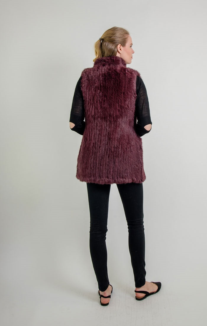 Love Token Elyse Genuine Rabbit Fur Vest - LT06-40NR