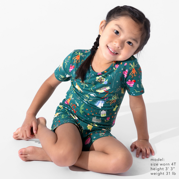 Mandrake's Potions & Herbs Bamboo Kids Pajama Short Set