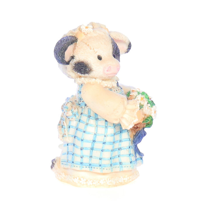 marys moo moos 167517 milk maid spring figurine 1995