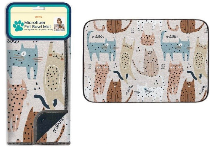 MICROFIBRE PET BOWL MAT
