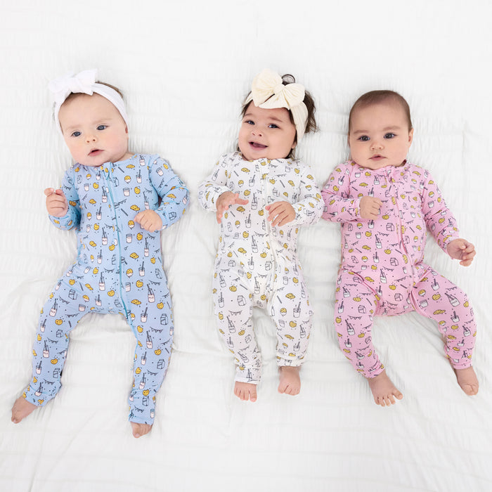 Milk and Cookies Bamboo Convertible Footie