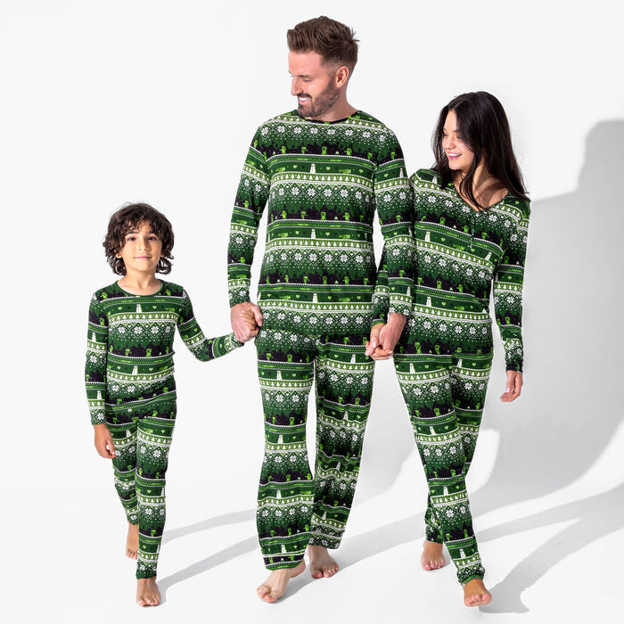 Minecraft: Creeper Holiday Bamboo Men's Pajama Set