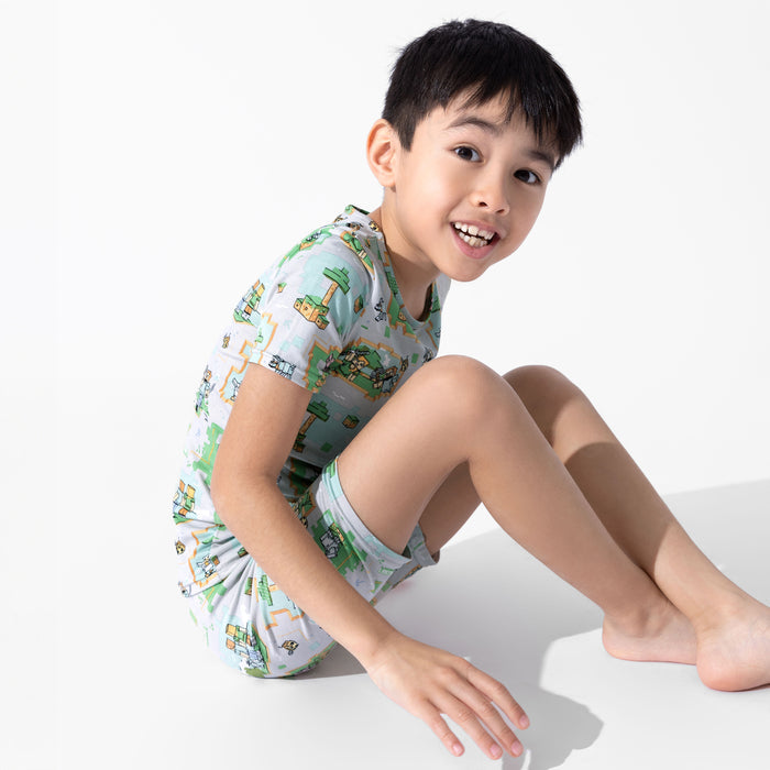 Minecraft: Overworld Dreams Bamboo Kids Pajama Short Set