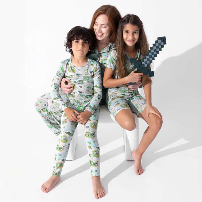 Minecraft: Overworld Dreams Bamboo Kids Pajamas