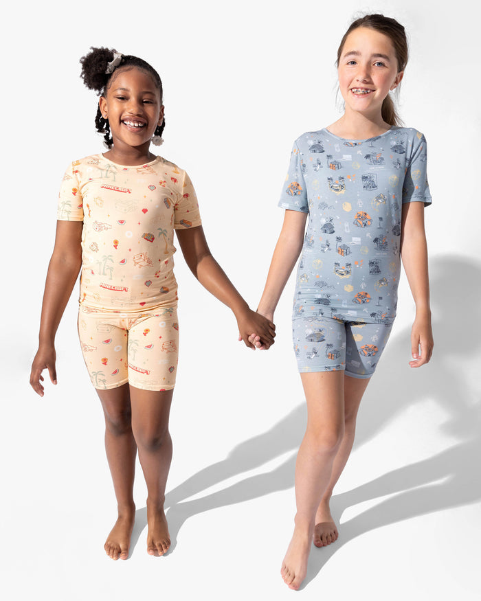 Minecraft: Summer Vibes Kids Pajama Short Set