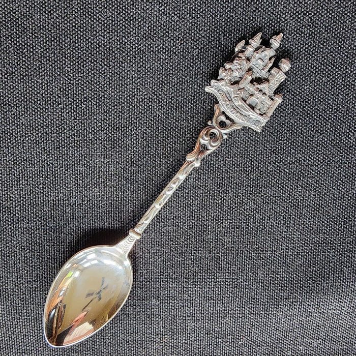 Neuschwanstein Castle Bavaria Collector Souvenir Spoon 4.5" (11cm) Silver Plated