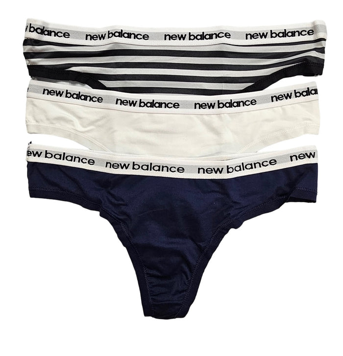 New Balance Women's Performance Underwear Eversoft Thong 3 Pack - NB4064-3