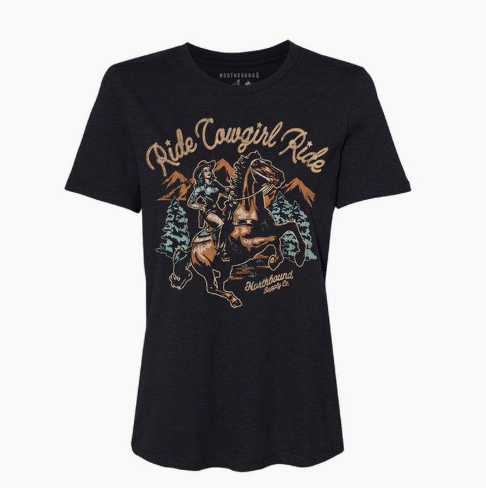 NORTHBOUND Ride Cowgirl Ride T-Shirt