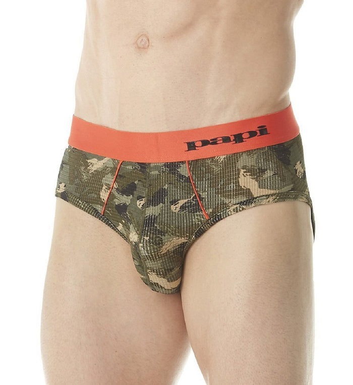Papi Men's Catalyst Camo Brief - 626401