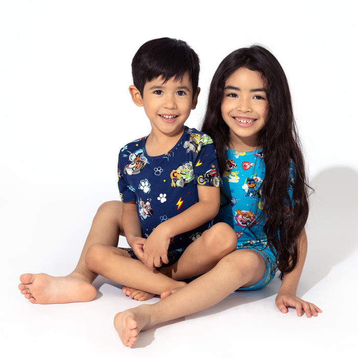 PAW Patrol: The Mighty Movie - Mighty Vehicles Bamboo Kids Pajama Short Set