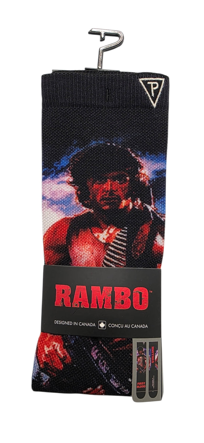 PERRI'S SOCKS Rambo First Blood Dye Sublimation Crew Socks - RAF302-001