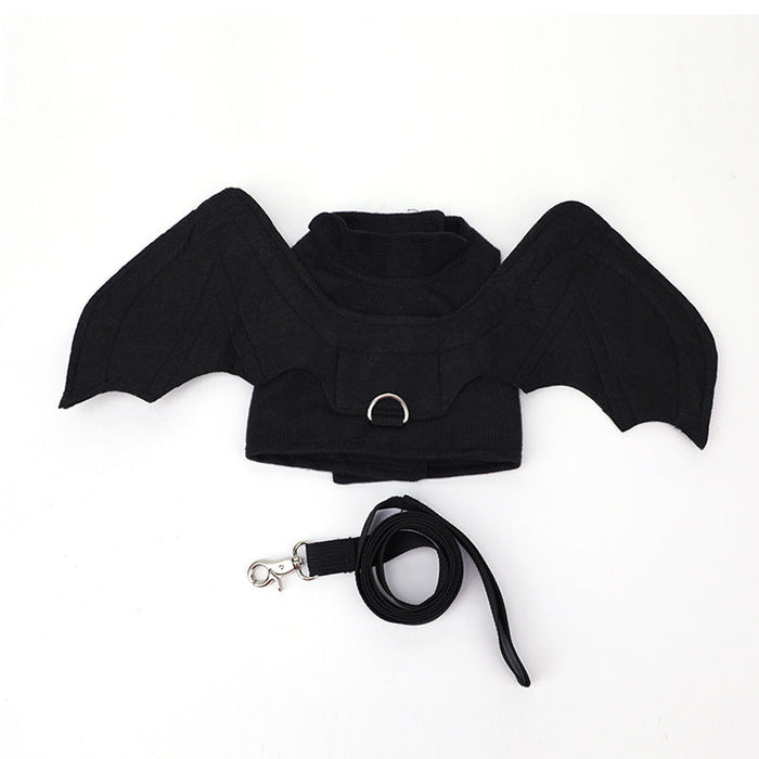 Pet Dog Halloween Wings Cool Black Bat