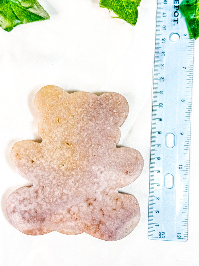 Pink Amethyst Teddy Bear (48B)