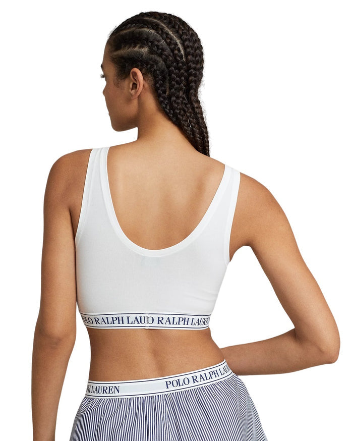 Polo Ralph Lauren Repeat-Logo Scoop Cropped Tank - 4P1025